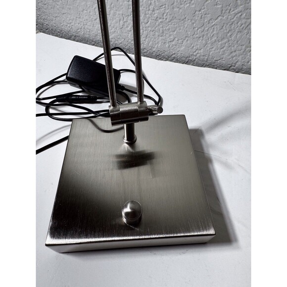 Adesso 5090-22 Esquire LED Desk Lamp 13-19in 9W Full Spectrum Brushed Steel Lamp - Picture 3 of 11